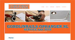 Desktop Screenshot of gordijnrails-ophangen.nl