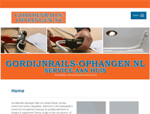 Tablet Screenshot of gordijnrails-ophangen.nl